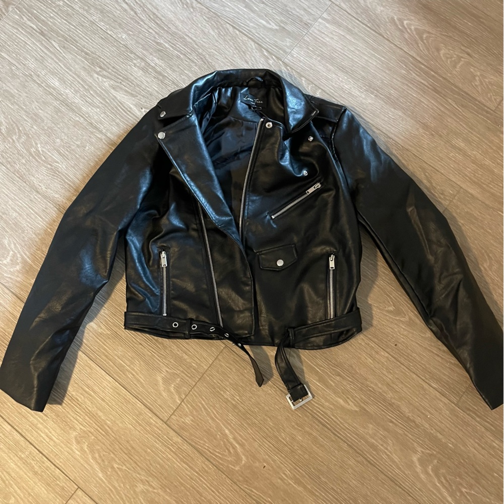 Faux Leather Jacket